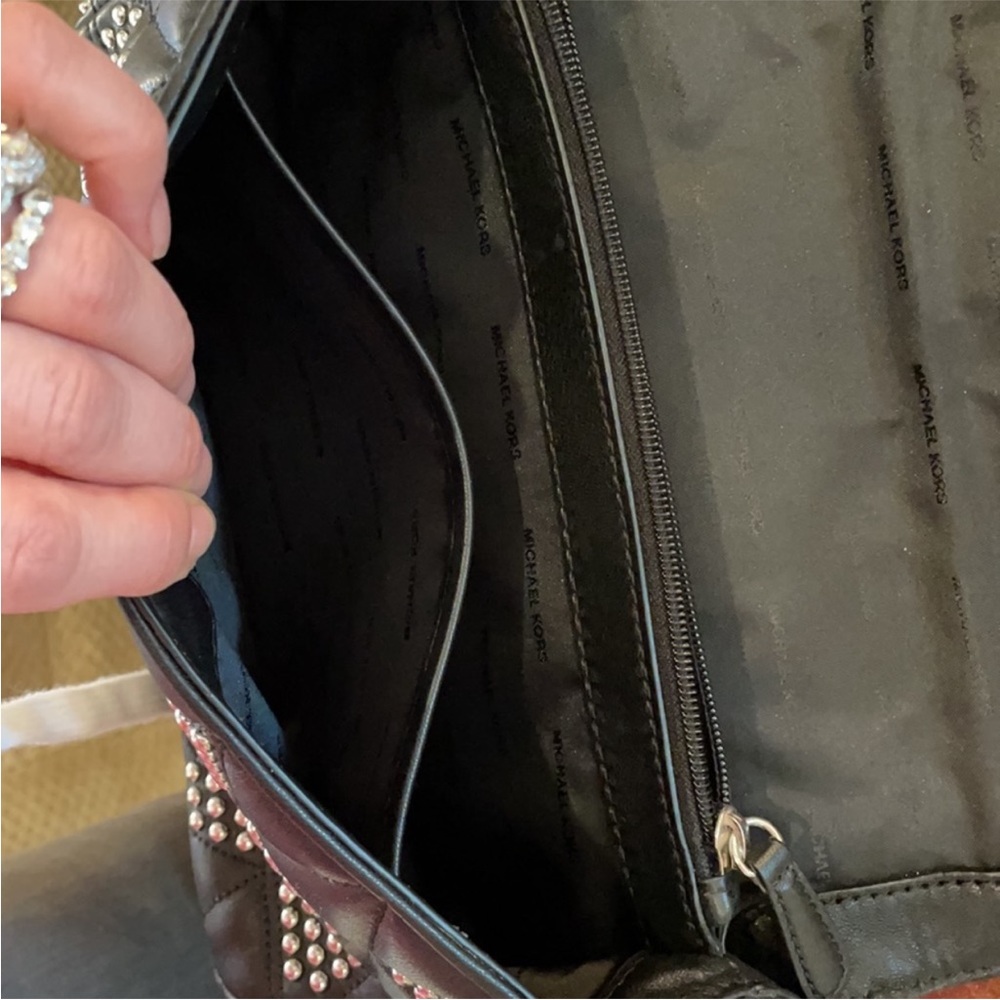 Michael Kors Sloan Studded Crossbody Shoulder Bag - Picture 6 of 11